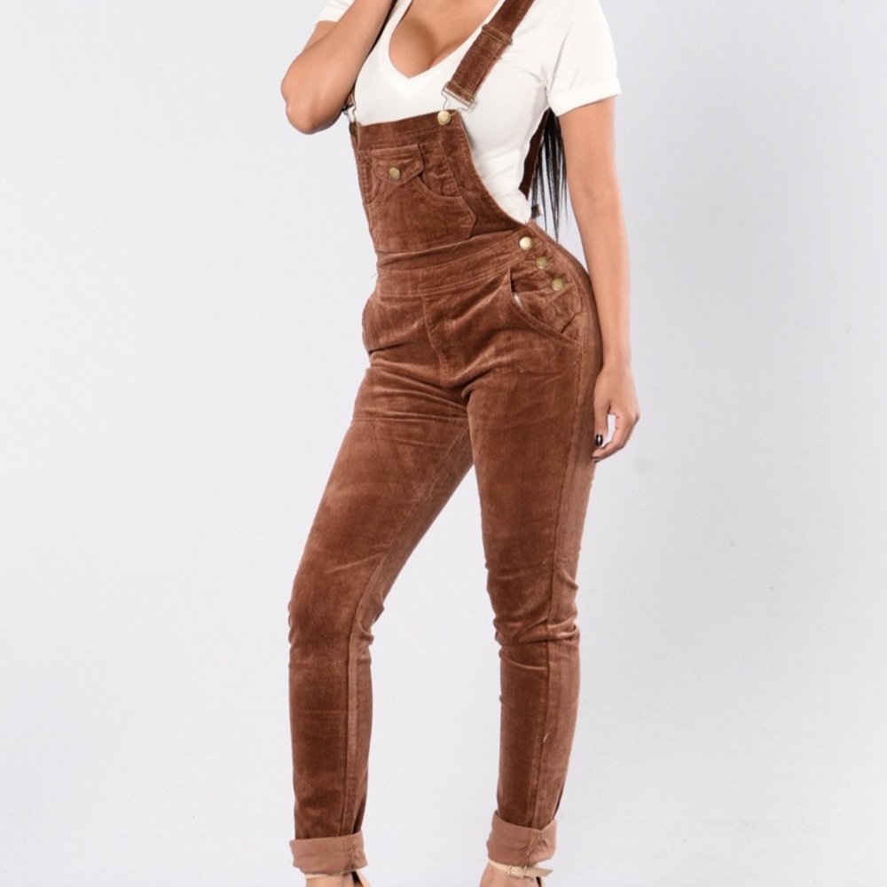 Fashion Nova Corduroy Overalls